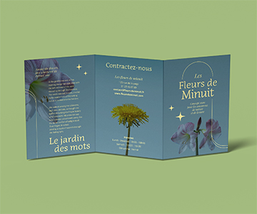 dépliant 6 faces, impression de qualité pour professionnel et entreprise